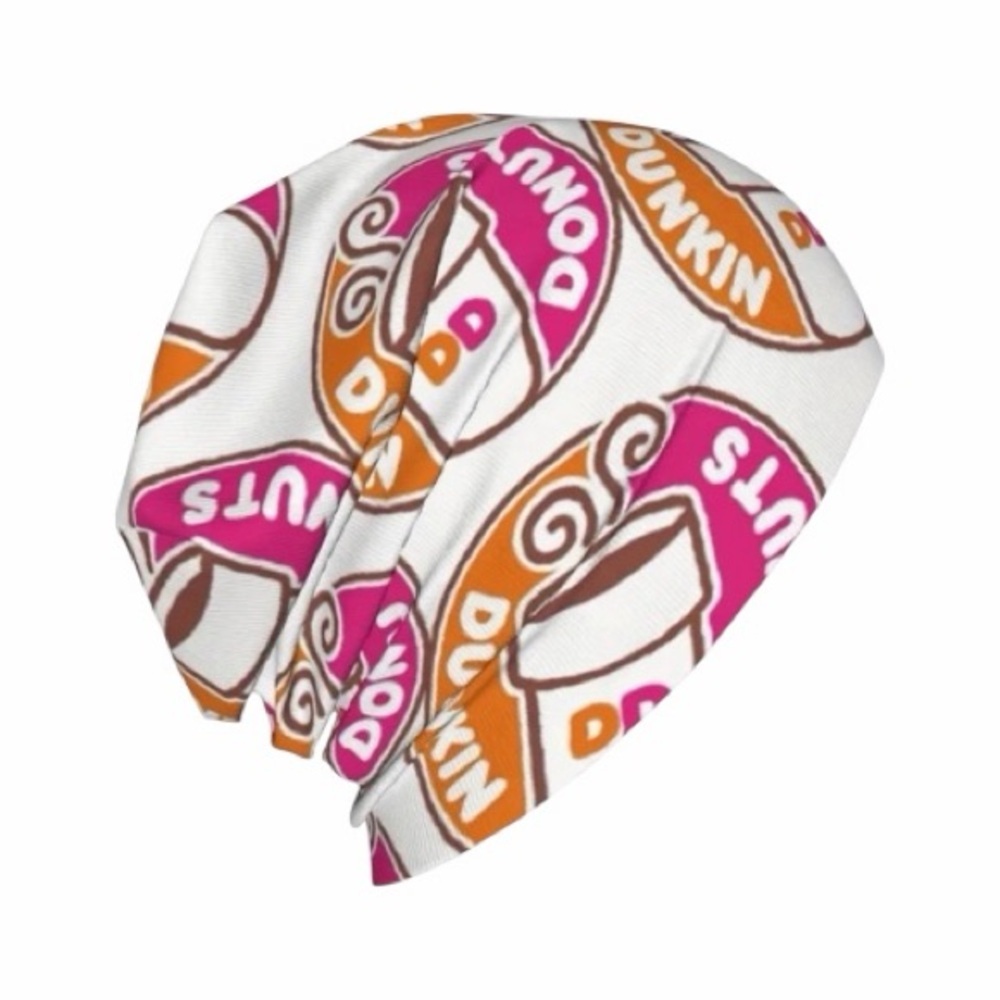 Colorful Dunkin’ Donuts Logo Beanie New